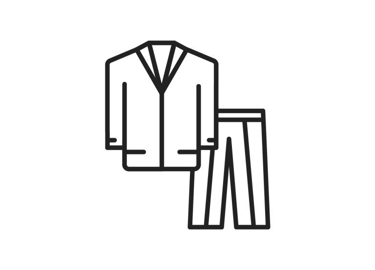 traje limpieza